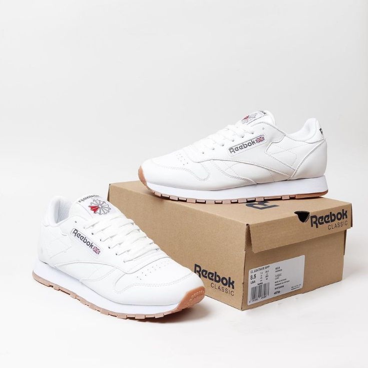 reebok classic leather translucent trainers
