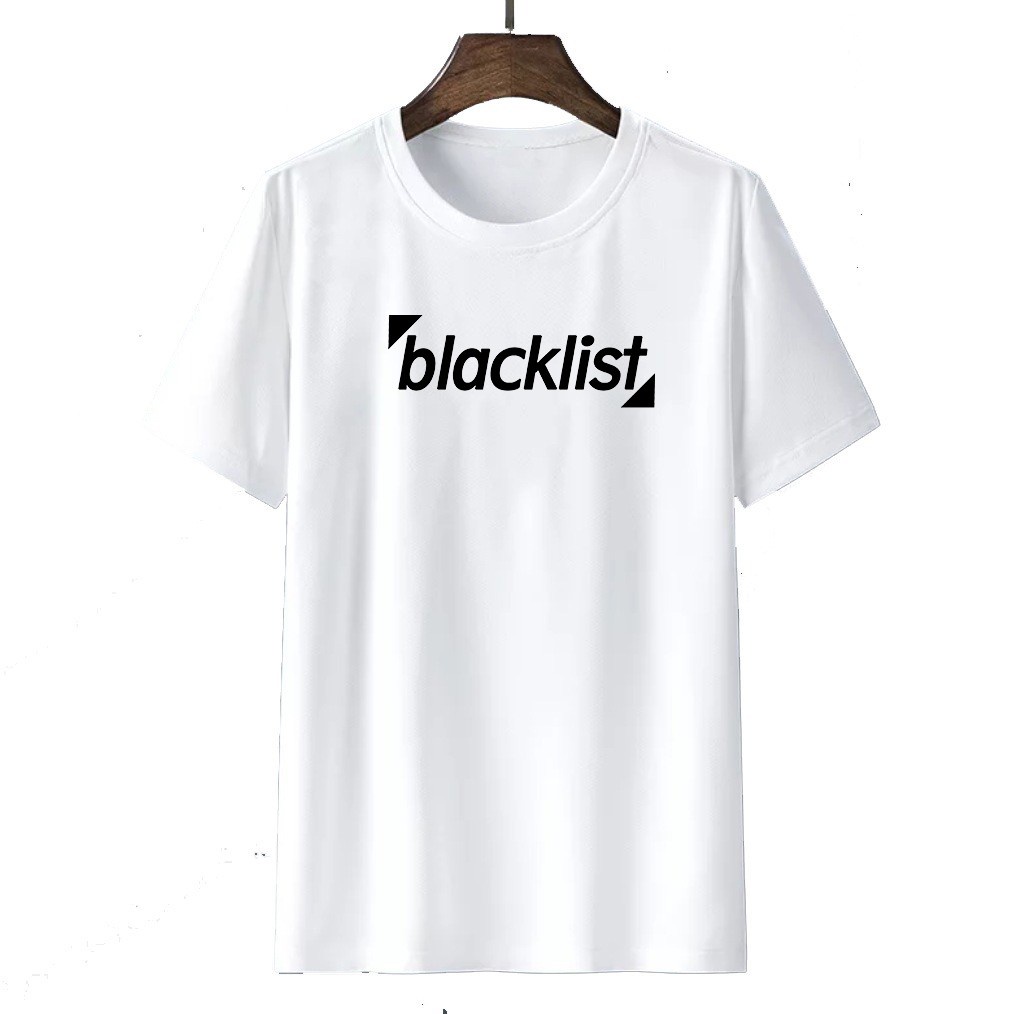 Tshirt Baju Kaos Distro Black List / Kaos Distro Pria Wanita