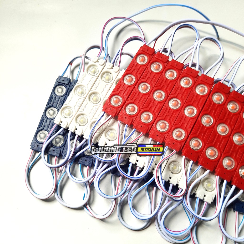 Lampu Led 3 Mata Ikan Lampu Led Modul Strip 3 Mata 12v Lampu Led Kolong