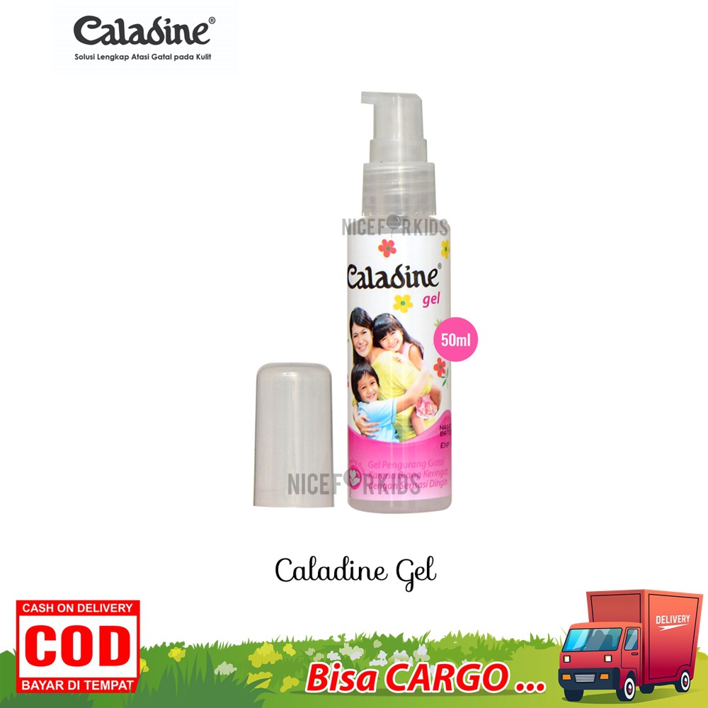 Caladine Gel Pengurang Gatal 50 ml / Obat Gatal / Bebas Gatal Biang Keringat / Anti Peradangan Kulit