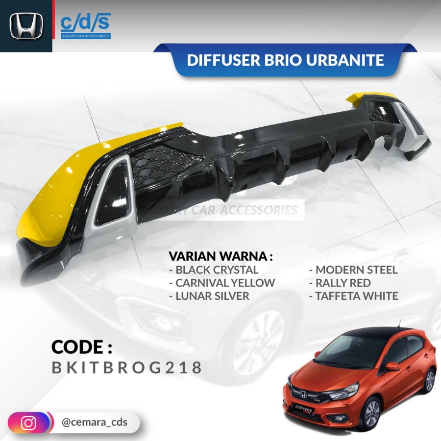 PAKET UPGRADE BODYKIT ALL NEW BRIO URBANITE