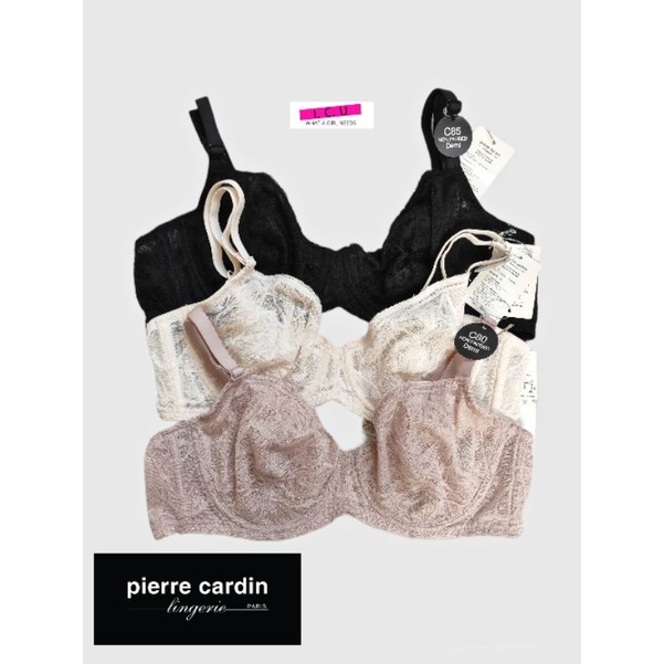 Bra Lace Kawat Renda Tanpa Busa Pierre Cardin 609-62252C Size 36C 38C