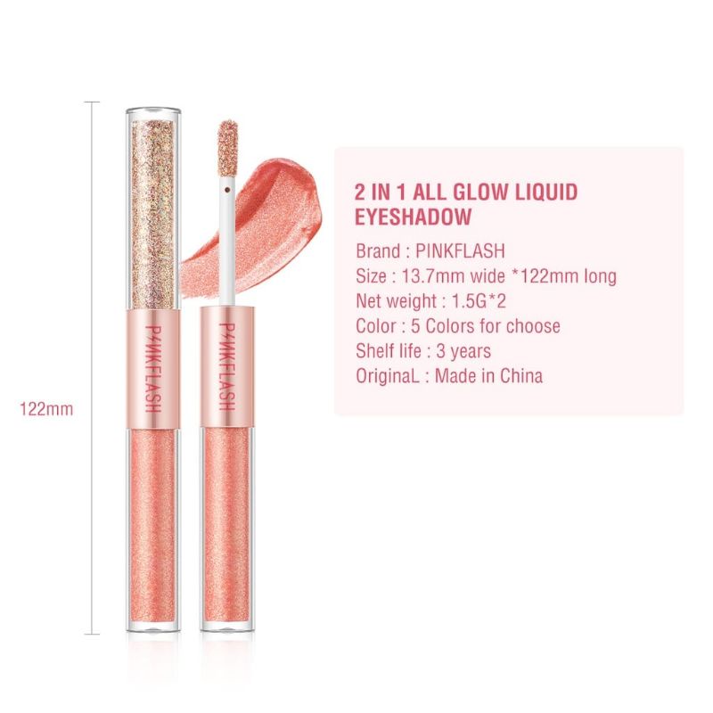 Pinkflash Double Glow 2in1 All Glow Eyeshadow Waterproof