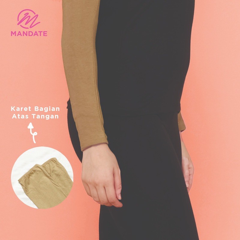 Manset Lengan Panjang Handsock Deker Tangan Polos Pria Wanita Muslimah Premium Bahan Kaos by Mandate