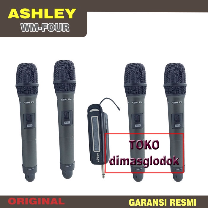Werles Mic Wirles 4 Mik AHLEY WM-FOUR Wireless Mikropon Mikrofon