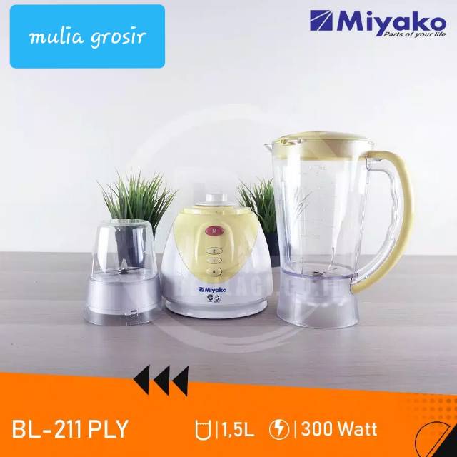 Blender Miyako Plastik Isi 2 BL-211PLY