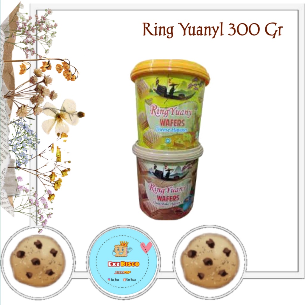 

EXZBISCO - Ring Yuanyl 300Gr Wafer Cocok Dimakan Bersama keluarga Dan teman sangat enak dan renyah