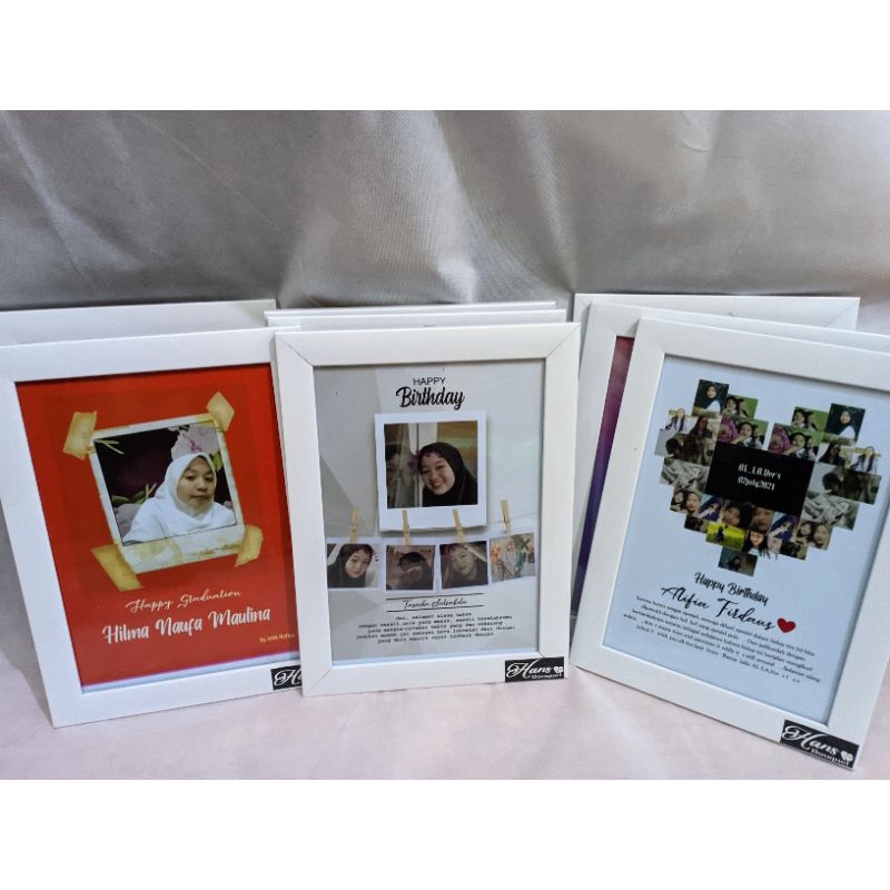 Kado desain foto mozaik ukuran 10R