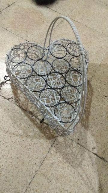 Keranjang Aqua Love - Keranjang Aqua Rotan Sintetis 14 Cup - Keranjang Air Mineral Rotan Cup 14