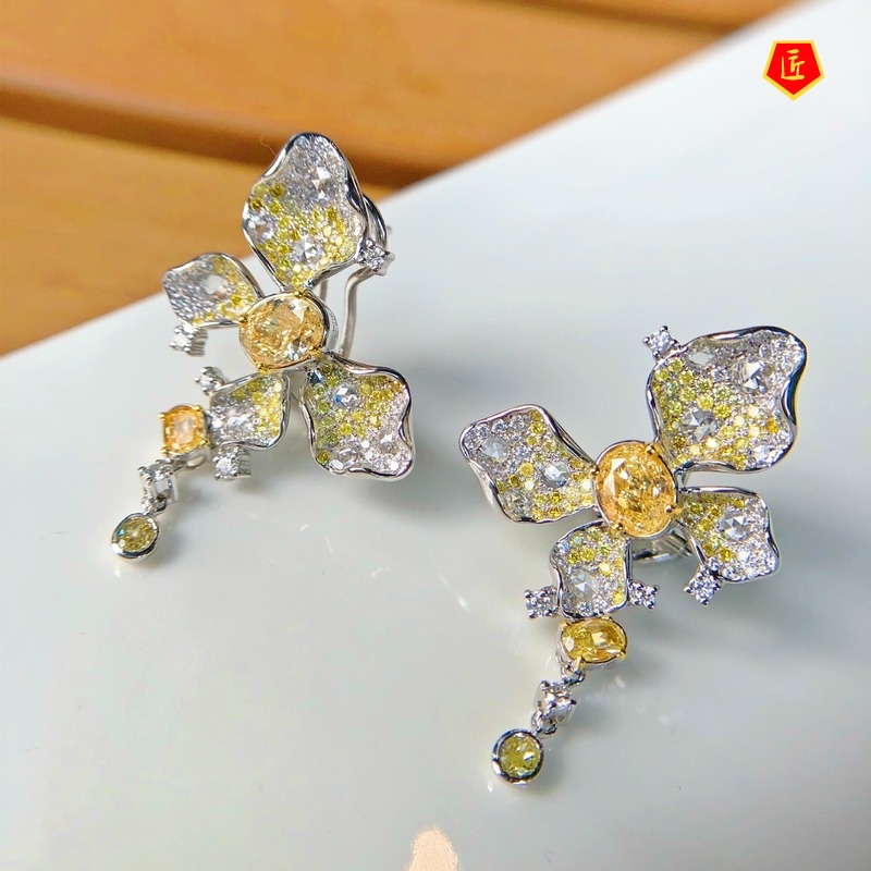 [Ready Stock]Luxury Fairy Design Butterfly Studs