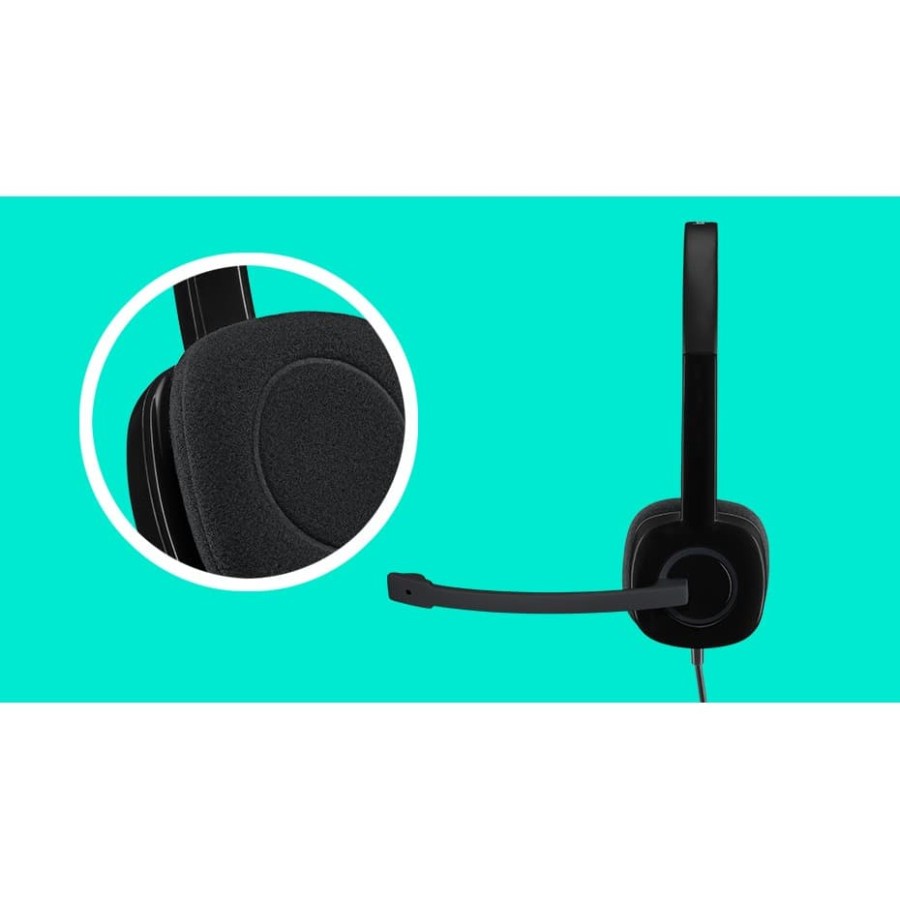 Headset | Headphone Logitech H151 Stereo Original - Garansi 1 Tahun