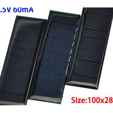 Solarcell Panel Surya Tenaga Matahari Solar Cell 100*28 Mini 5.5V