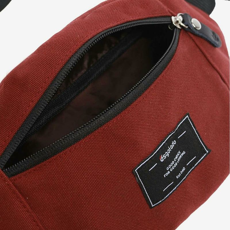 Tas Waistbag Esgotado Cinturo Segundo Maroon Original Murah