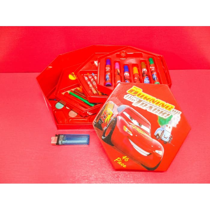 

me120 Crayon Set 46 Pieces Karakter Cars