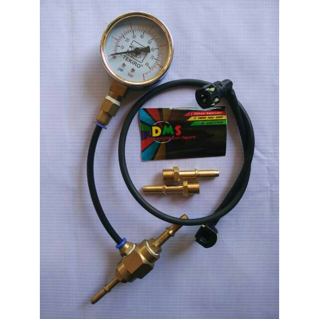 PRESURE GAUGE ALAT TES FUEL PUMP ALL MOTOR INJECTION PLUS SELANG ANGSA