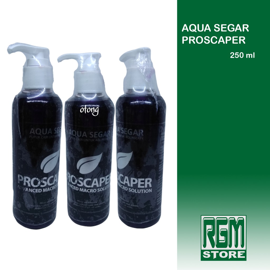 Pupuk cair Aquasegar aqua segar PROSCAPER tanaman aquascape aquarium murah