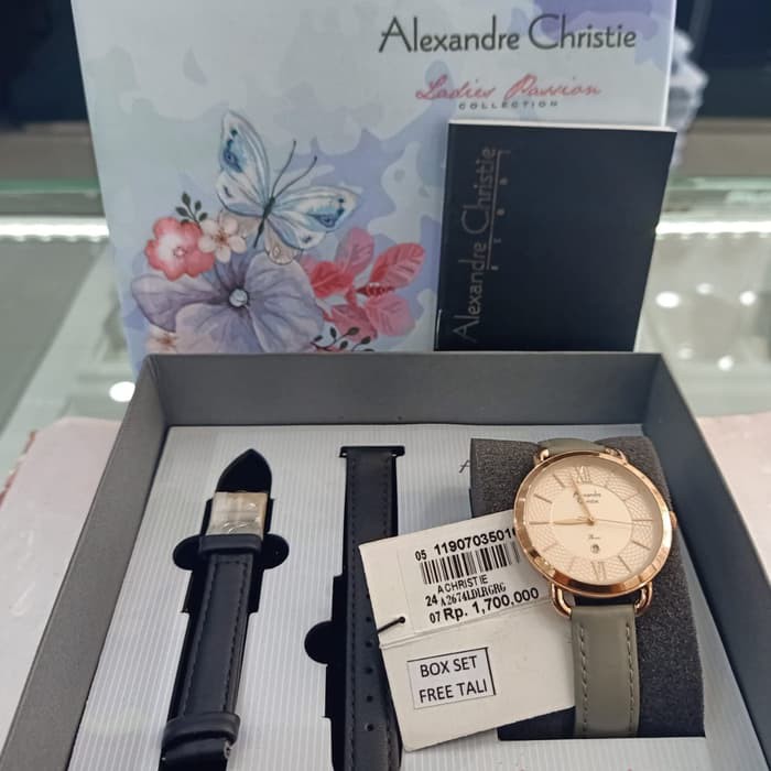 ORIGINAL Jam Tangan Wanita Alexandre Christie AC 2674 / AC2674 Garansi Resmi 1 Tahun