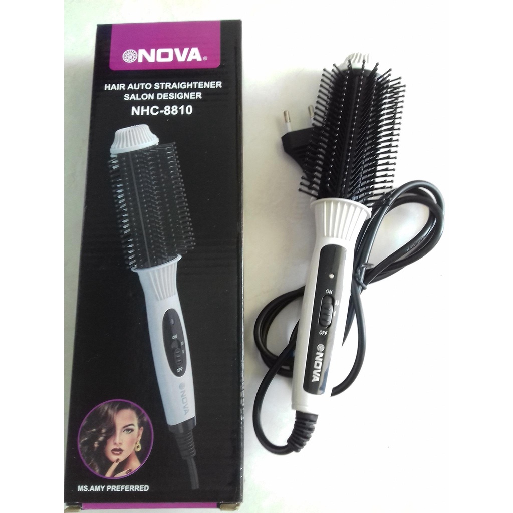 [COD] Sisir Serbaguna Meluruskan Rambut &amp; Membuat Volume Rambut Praktis Tanpa Ribet - NOVA NHC 8810