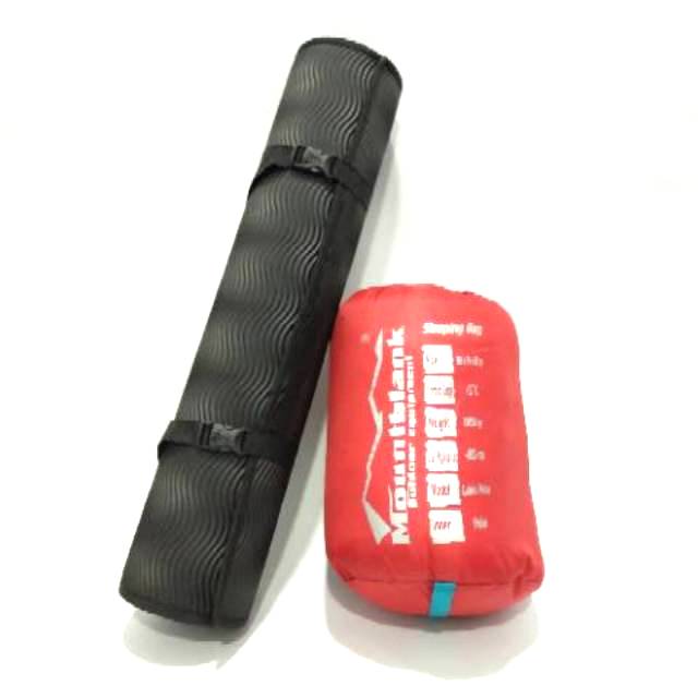 Sleeping bag Paket Hemat Polar Bulu Tebal + Matras spon