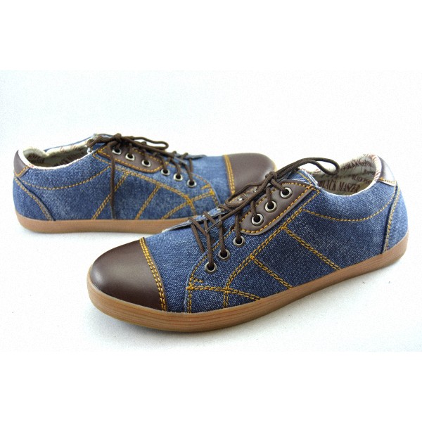 SEPATU PRIA BLACKMASTER BM 280 DENIM biru denim