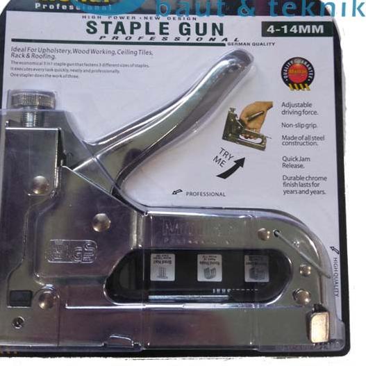 

12.12 Terlaris STAPLE GUN SERBAGUNA MOLLAR STAPLES TEMBAK BONUS ISI HEKTER 3 IN 1