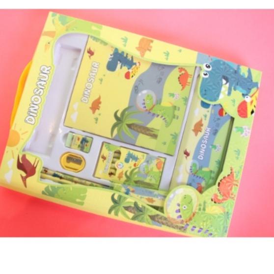 

Super Keren KJ !! STUDY SET STATIONERY SET ALAT TULIS SEKOLAH ANAK SET ATK MOTIF ANIMAL/DINOSAURUS 8012
