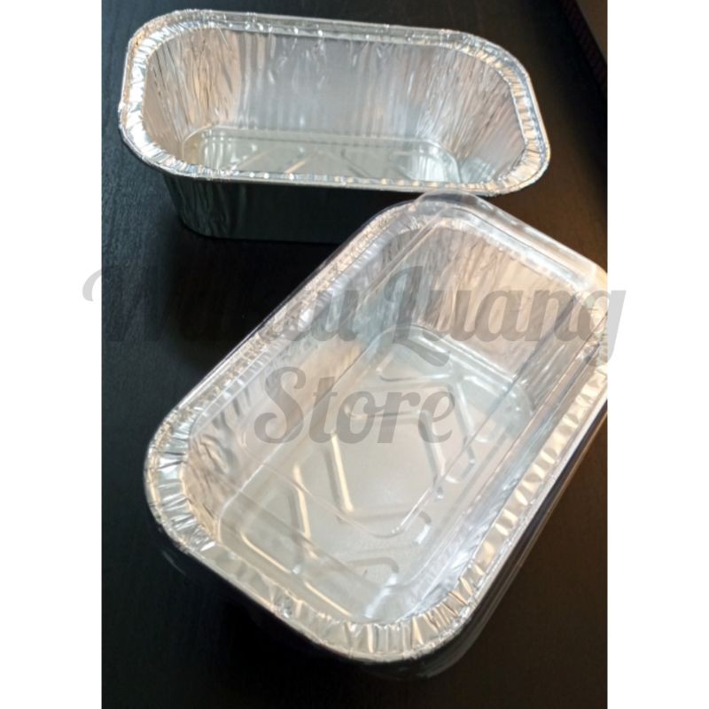 (+Tutup) Aluminium Foil Cup Tray P 258 P258 setara OX250 258/45 13x8 250