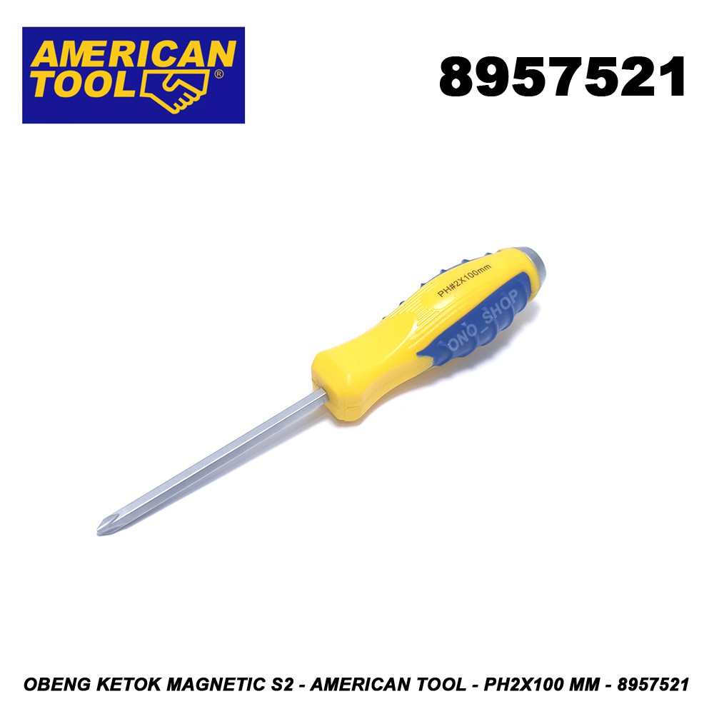 Obeng Ketok Magnetic S2 - American Tool - PH2x100 - 8957521