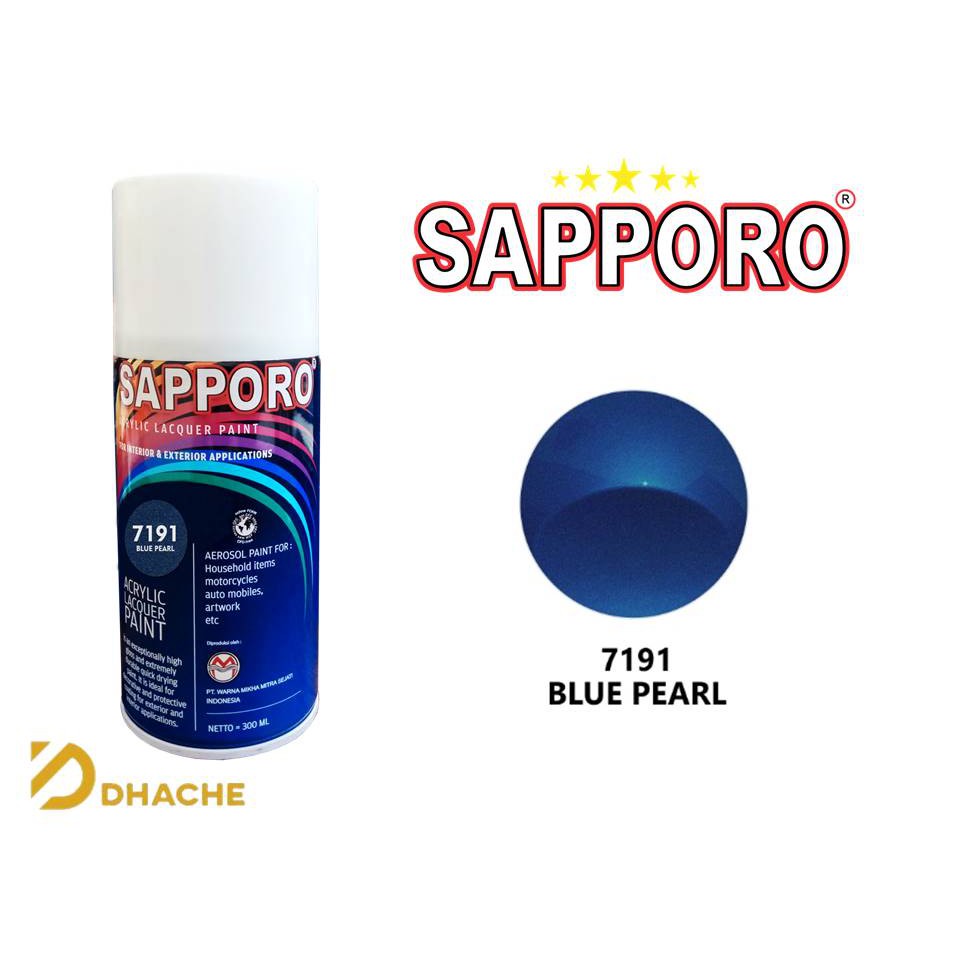 Cat Semprot BLUE PEARL 7191 Biru Sapporo Spray Pylox Pilox 300 ML