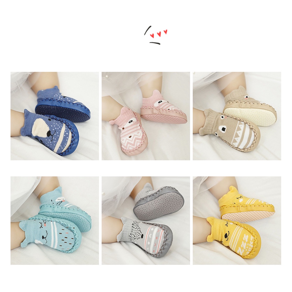 Aikoky Kaos Kaki sepatu bayi prewalker/ sepatu baby karet prewalker/ baby socks anti slip