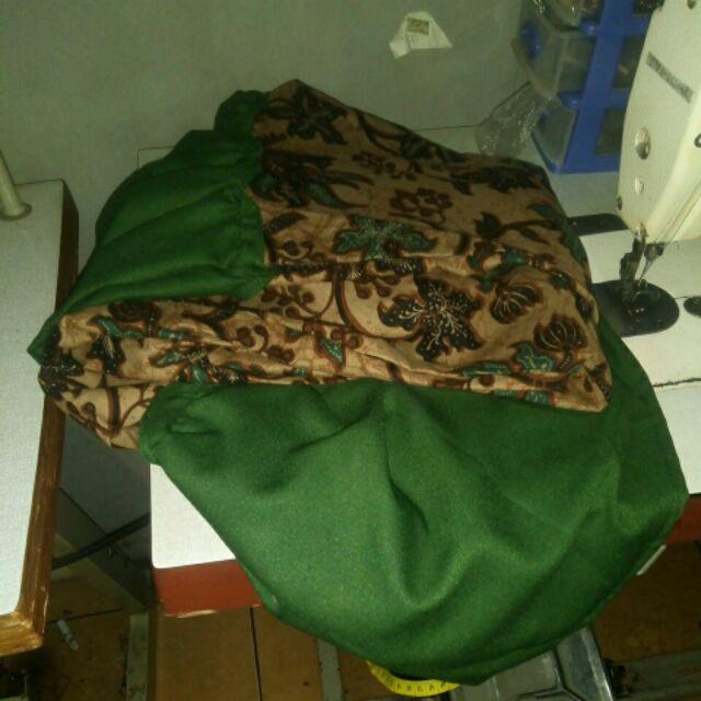 Promo Obral Gamis Batik Rampel Miring Meisya Stile Katun Mix Wolfis Batik Pekalongan