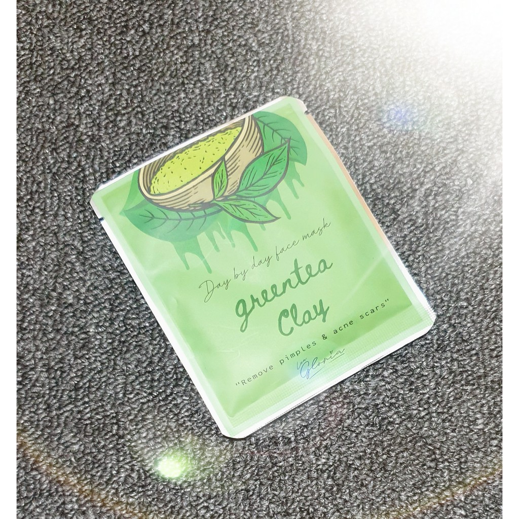 Masker Organik 20gram by Lea Gloria - Green Tea Clay