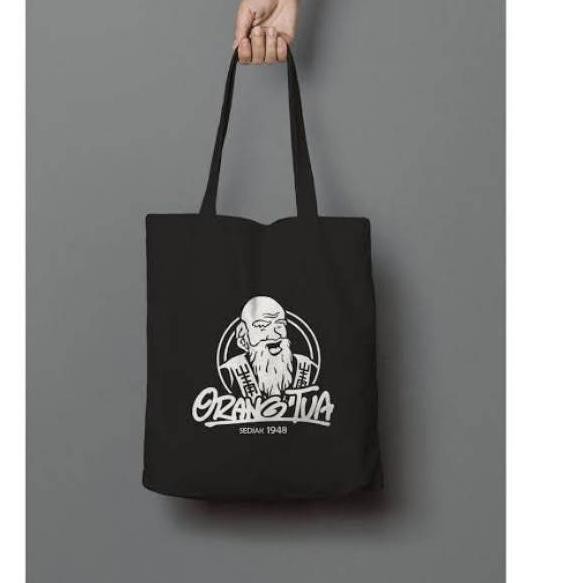 TOTE BAG ORANG TUA-TAS TOTEBAG CANVAS
