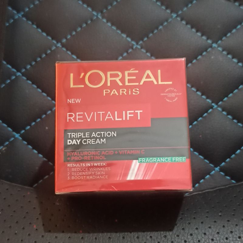 Loreal L'Oreal Paris Dermo Expertise Revitalift triple action Day Cream Anti krim siang Aging 50 mL