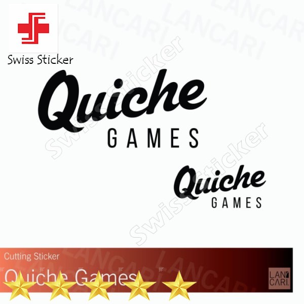 

Terlaris Sticker Cutting Quiche Games Vinyl Cut Stiker Elegan