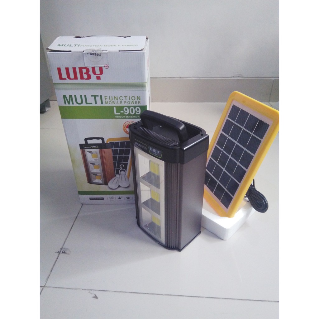 Lampu Darurat Tenaga surya L 905 Multifungsi lamp Luby