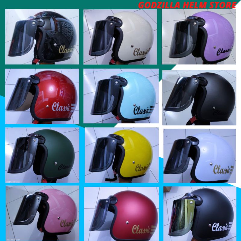 HELM BOGO CLASSIC CEWEK COWOK