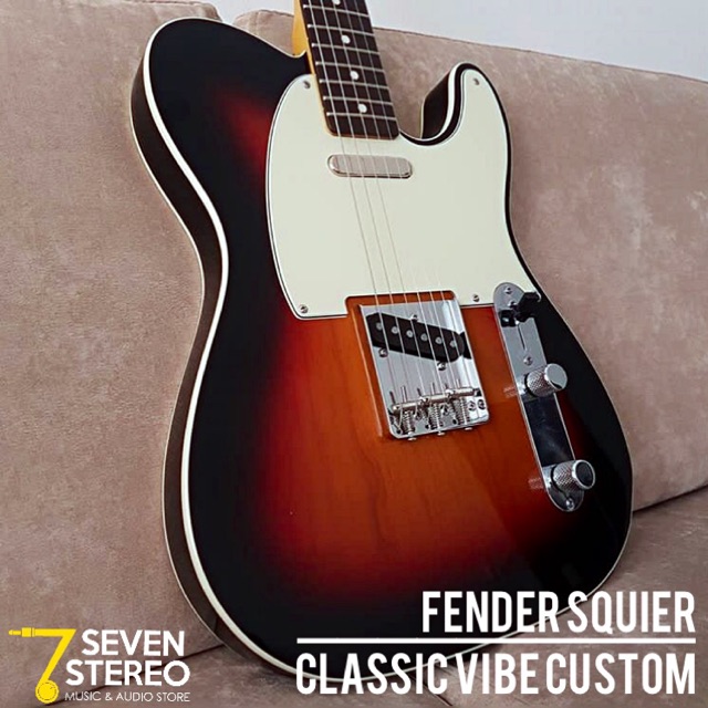 FENDER SQUIER TELECASTER CLASSIC VIBE CUSTOM 3TONE SUNBURST