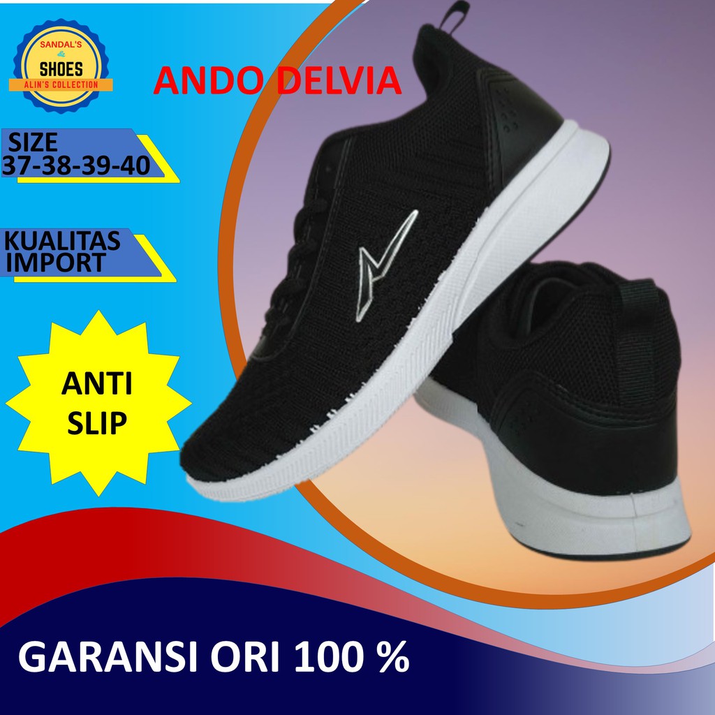 Ando Delvia Sepatu Sneakers Wanita Murah
