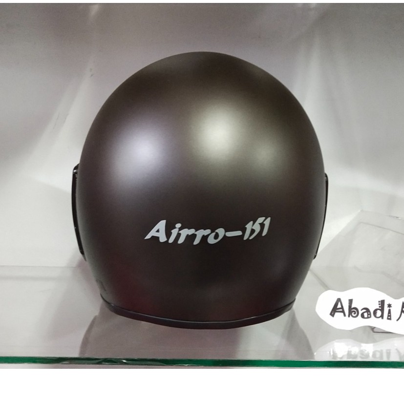 Helm Airro Coklat Doff Original