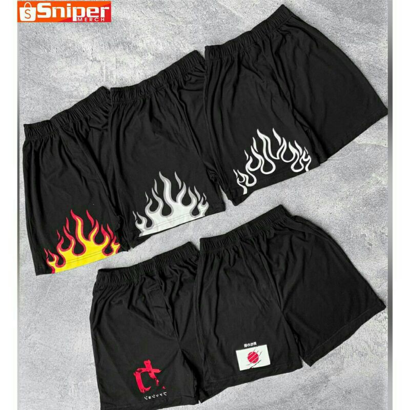 BOXER / CELANA KOLOR API PRIA OOTD KEKINIAN