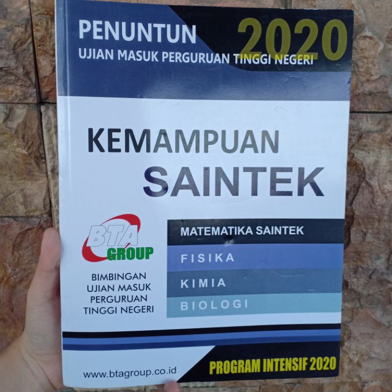 Soal UTBK SBMPTN Saintek BTA 2020