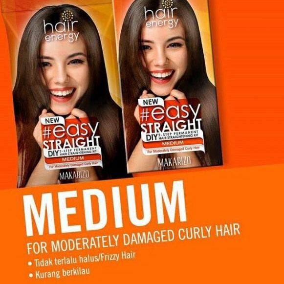 120 ML EASY STRAIGHT] MAKARIZO HAIR ENERGY SMOOTHING RAMBUT