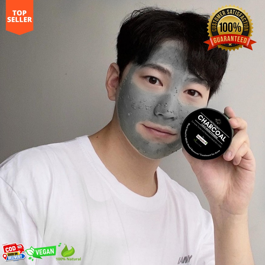 Masker Wajah Charcoal Mask Masker Jerawat Clay Mask Masker Pria Masker Organik Masker Organico