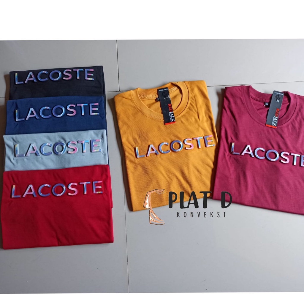 Kaos Distro Emboss DTF Kaos Sablon Timbul Lacoste Kaos Keren Terlaris Kaos Distro Premium Kaos Distr