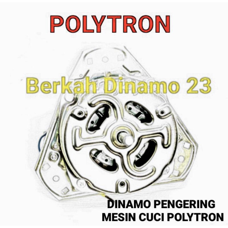 Dinamo Pengering Mesin Cuci POLYTRON PWM 8366 PWM 7366 PWM 7363 Spin Tembaga Polytron 2 Tabung