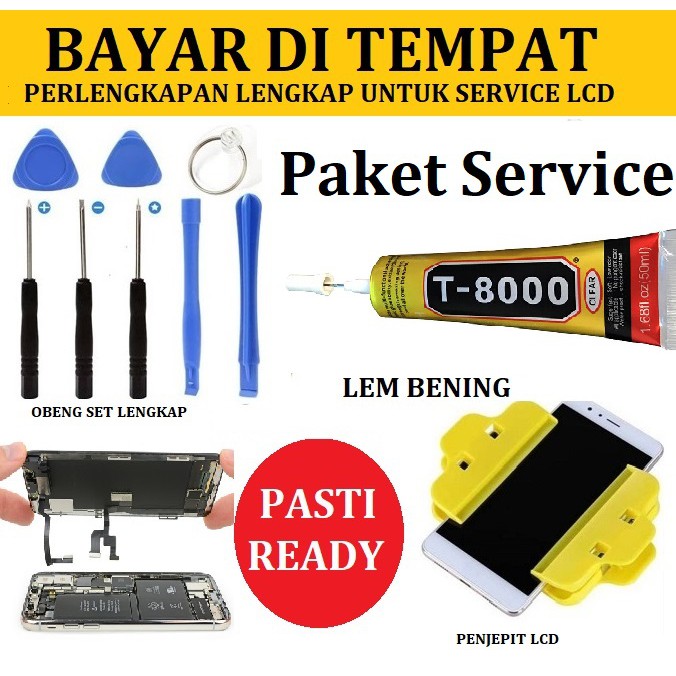 

Silvertech Lem Serbaguna - Lem LCD T8000 100% original - Lem bening - Lem touchscreen - Lem Service