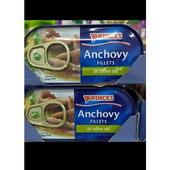 

princes anchovy anchovies in olive oil 6x50gr ikan teri