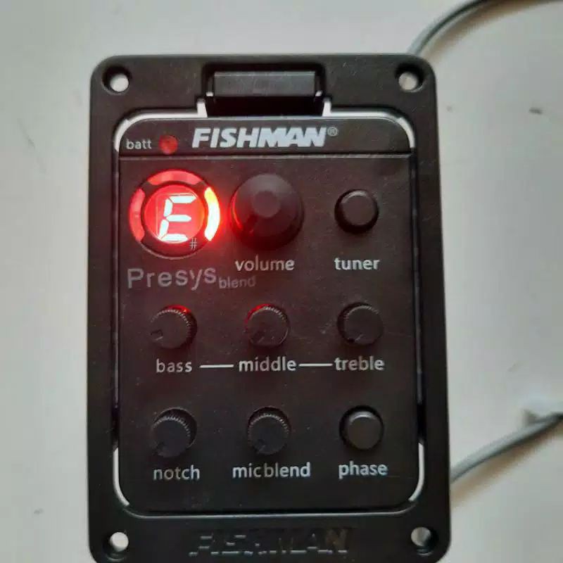 ORIGINAL Fishman OEM Preamp piezo Equalizer Amplifier Gitar Tuner akustik elektrik 179