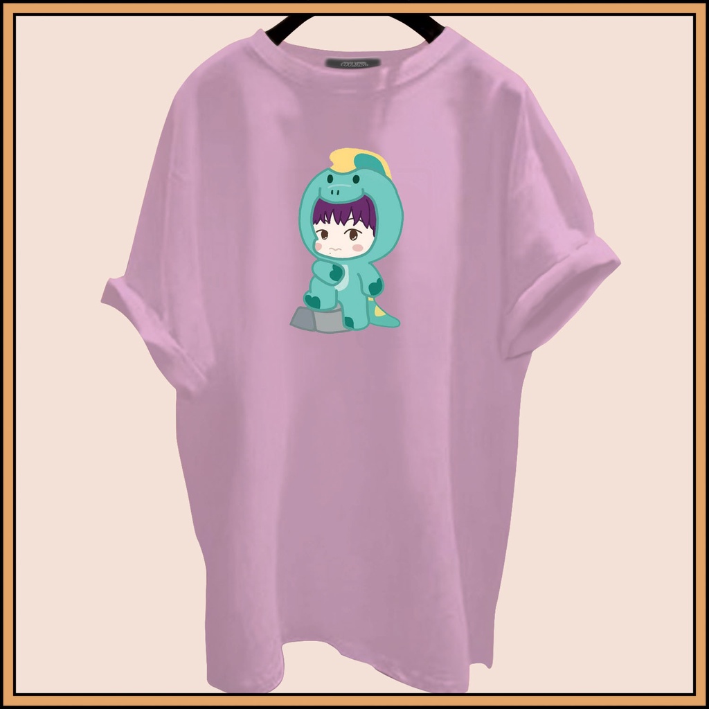 CALVIERO SHOP - BAJU KAOS ATASAN WANITA TOSCA DINO PRINT